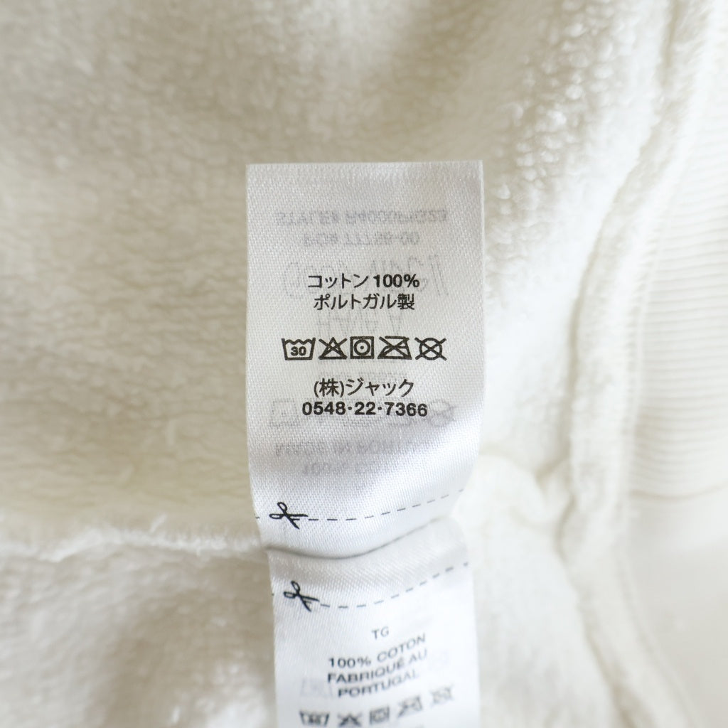 STUSSY(ステューシー) IST HOODIE PIGMENT DYED 胸ロゴデザイン フーデッド プルオーバー パーカー ホワイト 1925020 1925020