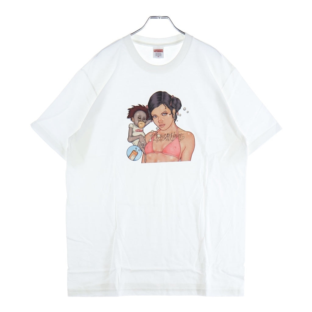SUPREME(シュプリーム) 25AW Angel Tee エンジェルプリント クルーネック 半袖Tシャツカットソーホワイト