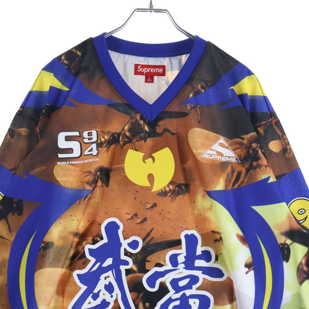 SUPREME(シュプリーム) 25AW Wu-Tang Clan Hockey Jersey ウータンクラン ホッケー ジャージ ロゴ ゲームシャツ マルチ