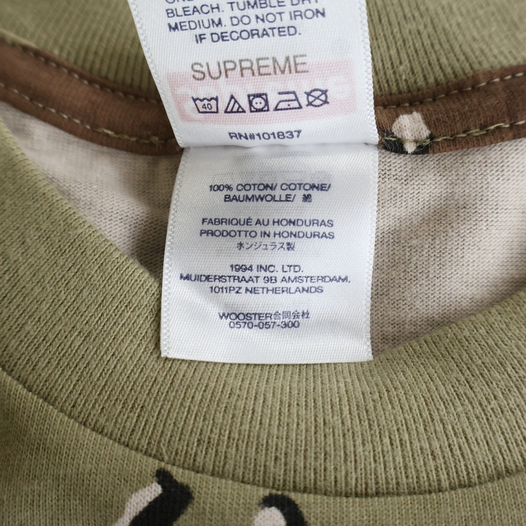 SUPREME(シュプリーム) 25AW Dash Snow Tee Chocolate Chip Camo ダッシュ スノウ チョコレートチップカモ 半袖Tシャツカットソー ブラウン