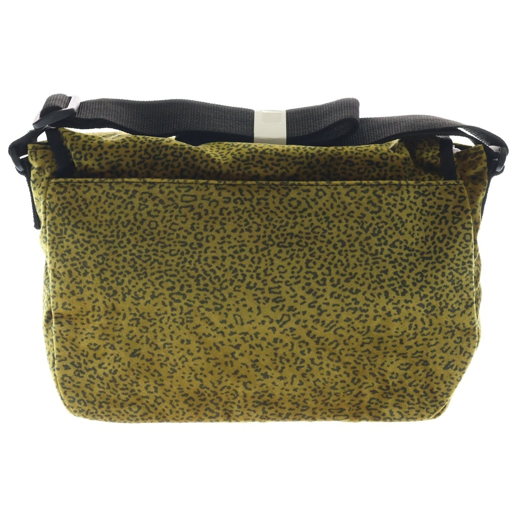 SUPREME(シュプリーム) 25AW Velvet Small Messenger Bag レオパード ベルベット スモール メッセンジャーバッグ ブラウン レディース