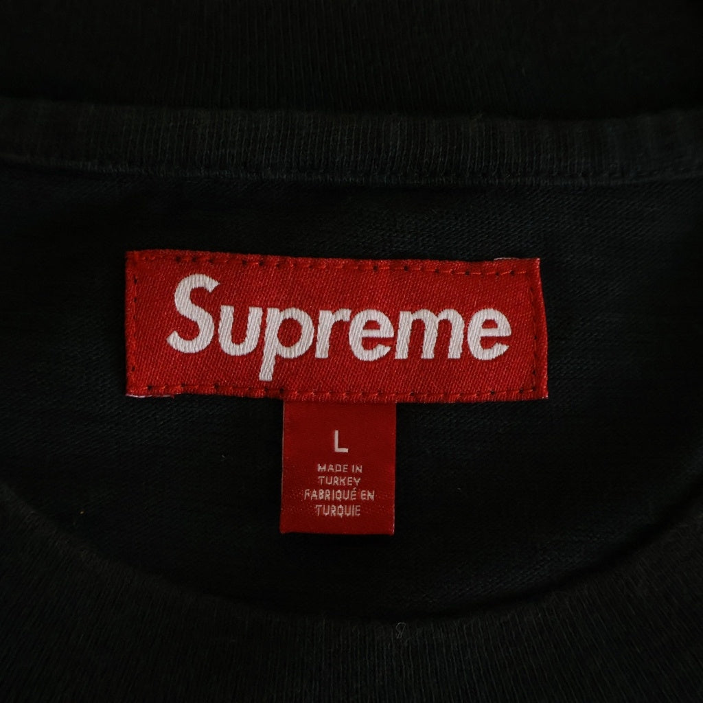 SUPREME(シュプリーム) 25AW Dash Snow S/S Top ダッシュスノー クルーネック半袖Tシャツ カットソー ブラック