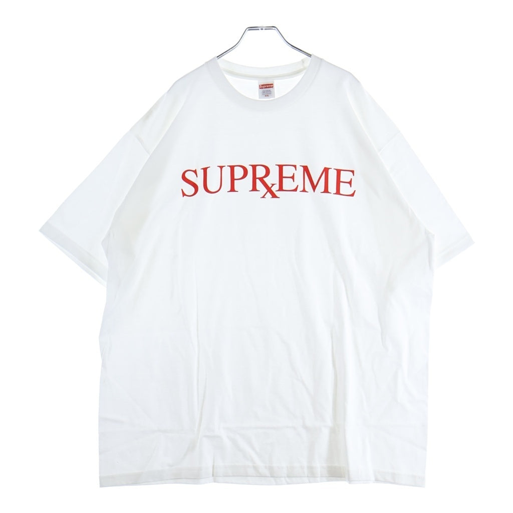 SUPREME(シュプリーム) 25AW RX Tee ロゴプリントクルーネック半袖Tシャツカットソー ホワイト