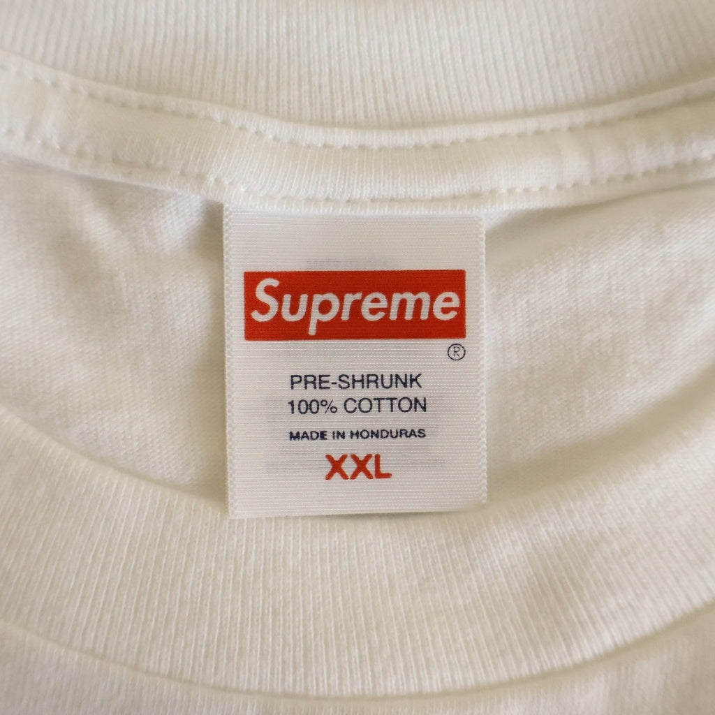 SUPREME(シュプリーム) 25AW RX Tee ロゴプリントクルーネック半袖Tシャツカットソー ホワイト