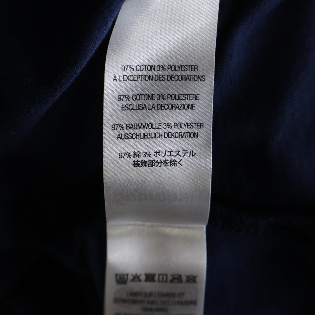 SUPREME(シュプリーム) 25AW Intarsia Sleeve L/S Top インターシャスリーブ 長袖Tシャツカットソー ネイビー