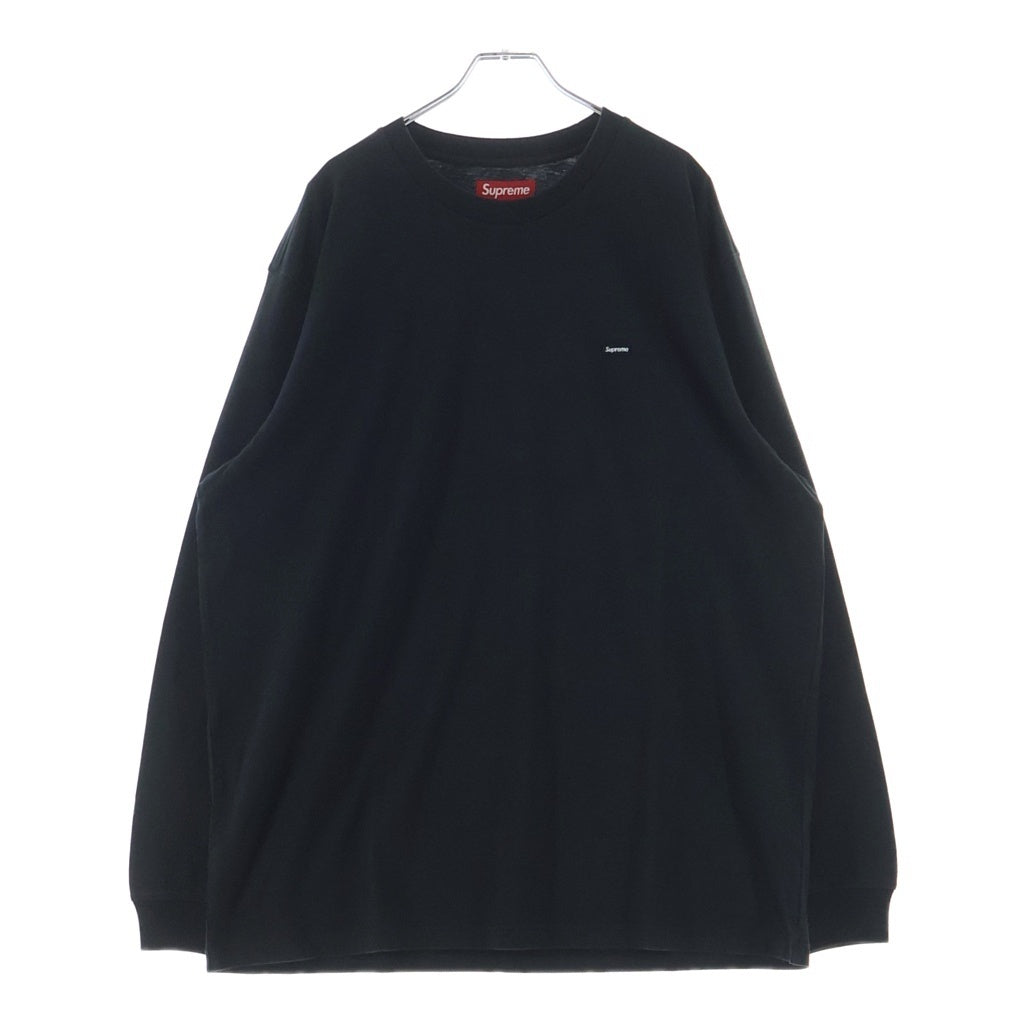 SUPREME(シュプリーム) 25AW Small Box L/S Tee スモールボックスロゴプリントクルーネック長袖Tシャツカットソー ブラック