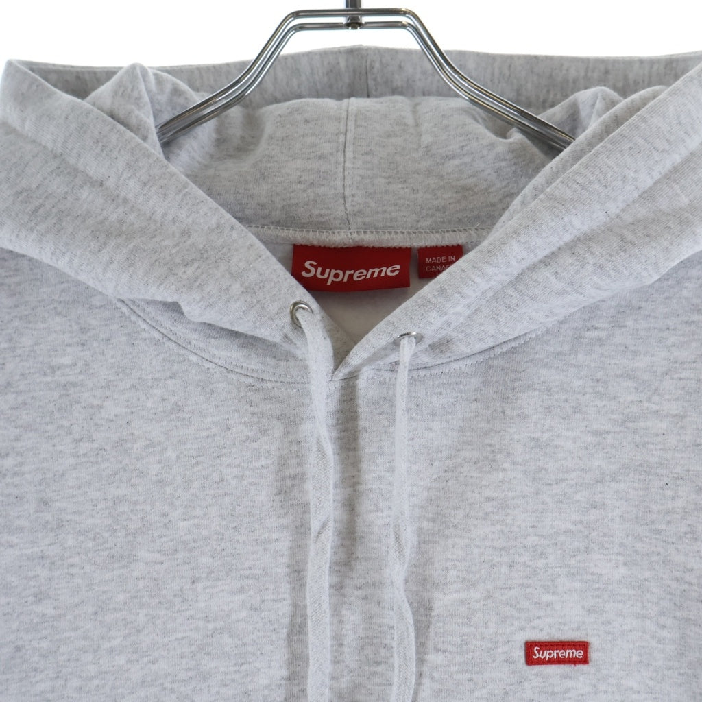 SUPREME(シュプリーム) 25AW Small Box Logo Hooded Sweatshirt スモールボックスロゴ フーデッドスウェットシャツ プルオーバーパーカー グレー