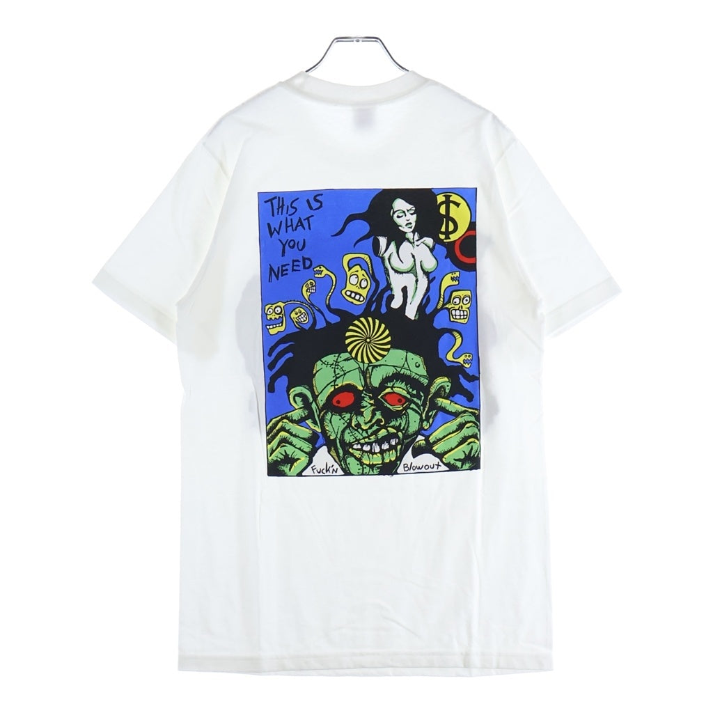 SUPREME(シュプリーム) 25AW Fuckin Blowout Tee ファッキンブロウアウト 両面プリント 半袖Tシャツ カットソー ホワイト