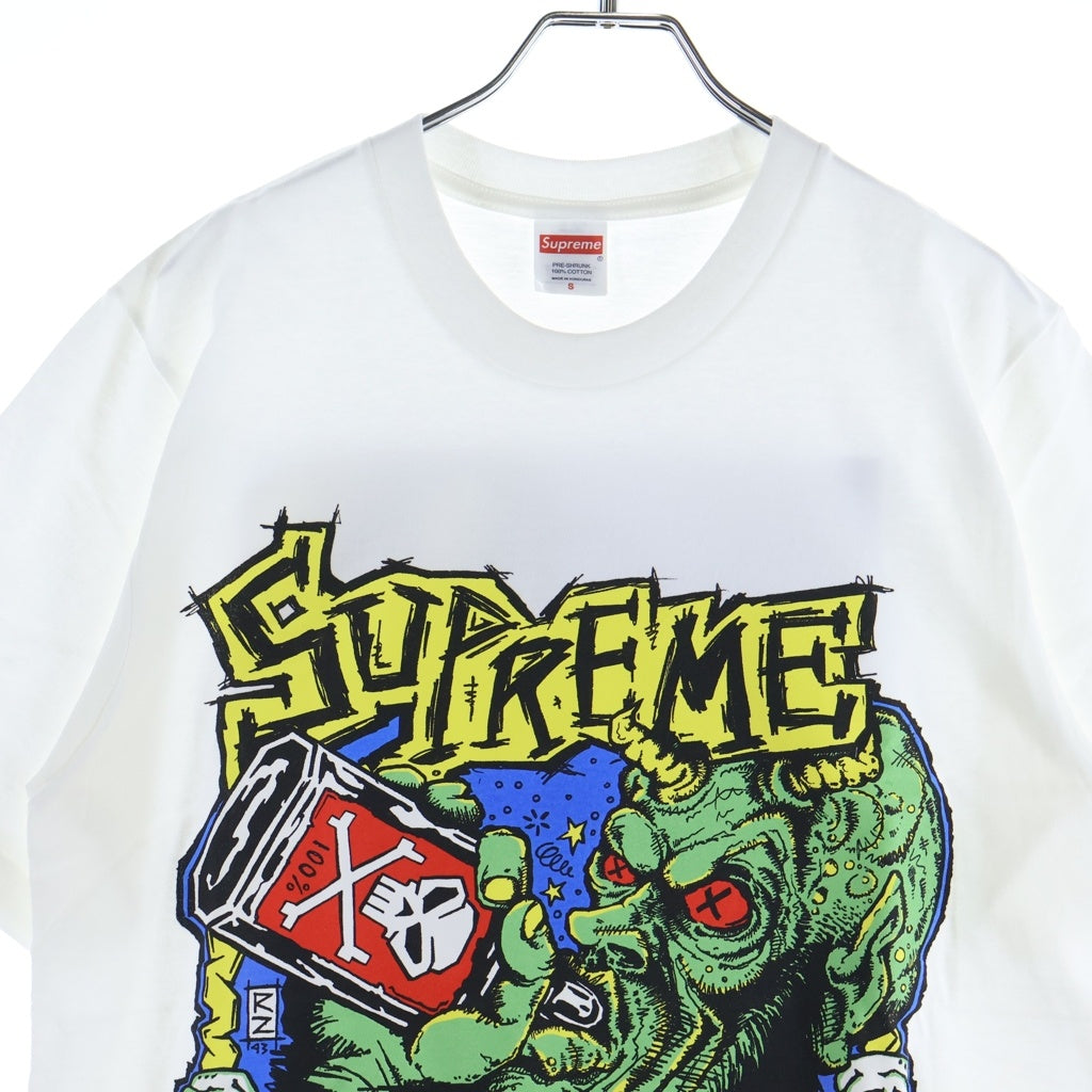 SUPREME(シュプリーム) 25AW Fuckin Blowout Tee ファッキンブロウアウト 両面プリント 半袖Tシャツ カットソー ホワイト