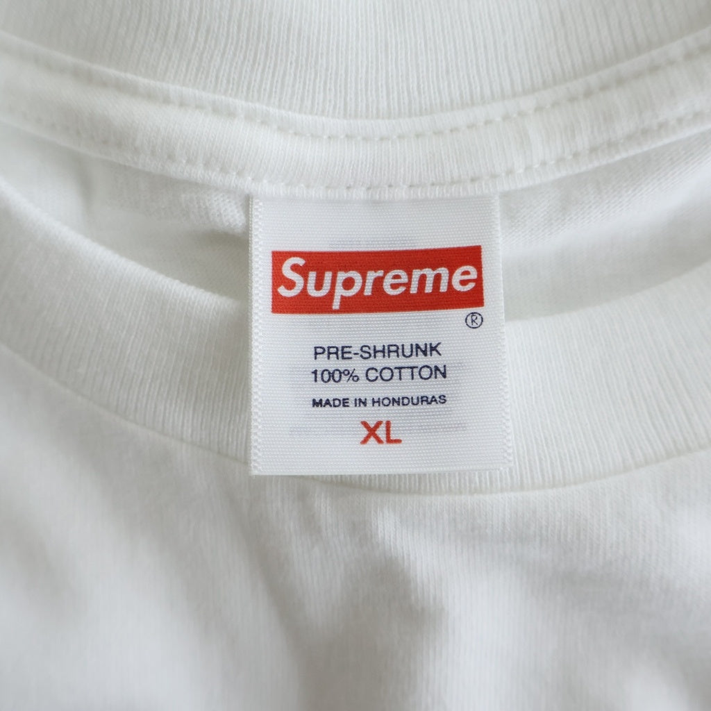 SUPREME(シュプリーム) 25AW Skull Tee スカルプリントクルーネック半袖Tシャツカットソーホワイト
