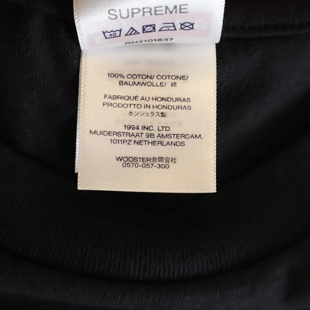 SUPREME(シュプリーム) 25AW RX Tee ロゴプリントクルーネック半袖Tシャツカットソー ブラック