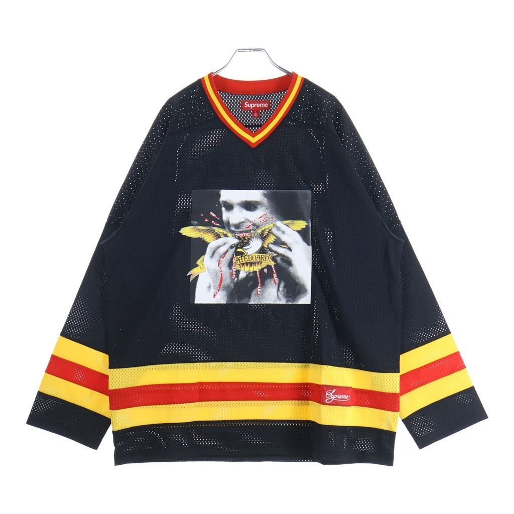 SUPREME(シュプリーム) 25AW ×ANTIHERO Ozzy Hockey Jersey アンタイヒーロー オジー ホッケー ジャージー 長袖シャツ ブラック