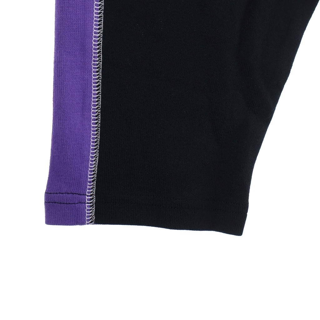 SUPREME(シュプリーム) 25SS Split S/S Football Top クルーネック スプリット 長袖 フットボール トップ Tシャツ ブラック/イエロー
