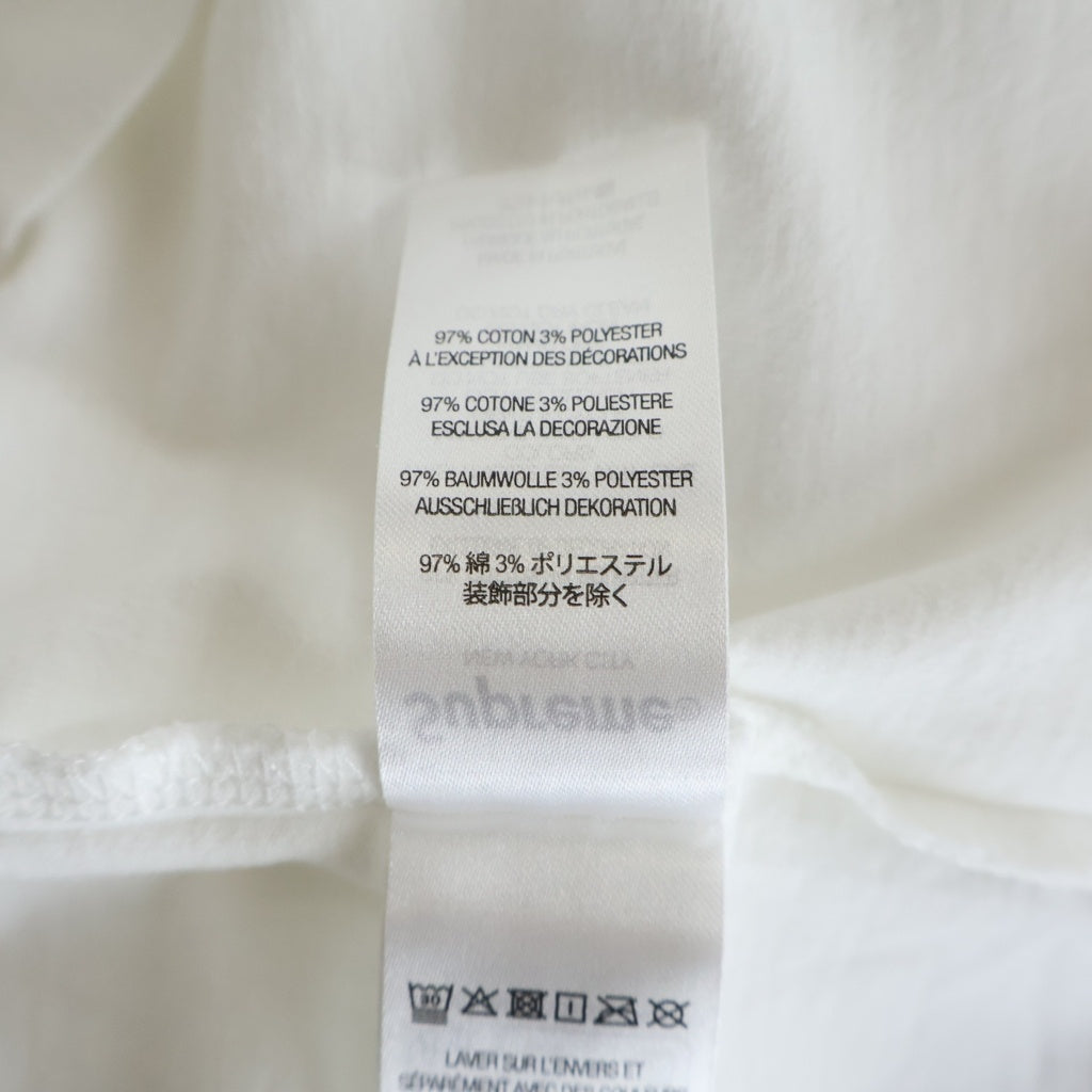 SUPREME(シュプリーム) 25AW Intarsia Sleeve L/S Top インターシャスリーブ 長袖Tシャツカットソー ホワイト