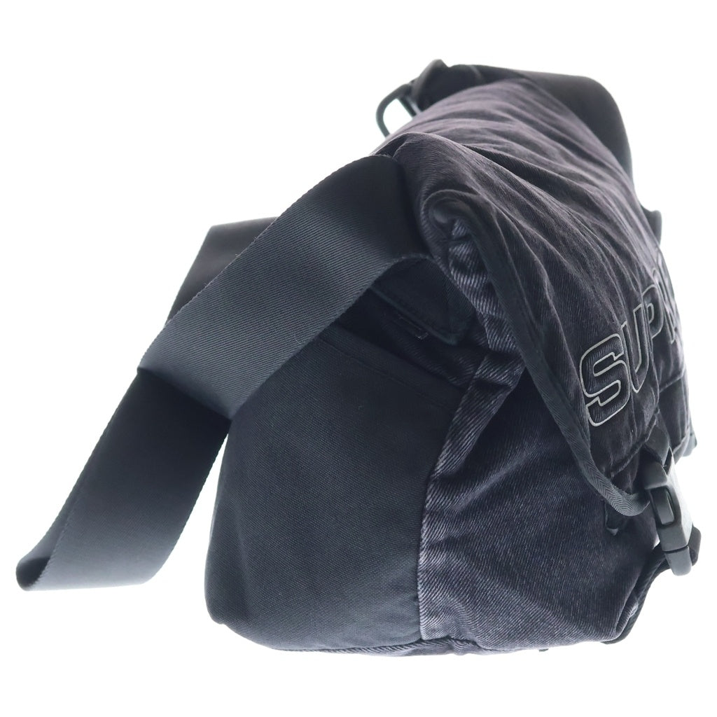 SUPREME(シュプリーム) 25AW Denim Messenger Bag デニムメッセンジャーバッグ ブラック レディース
