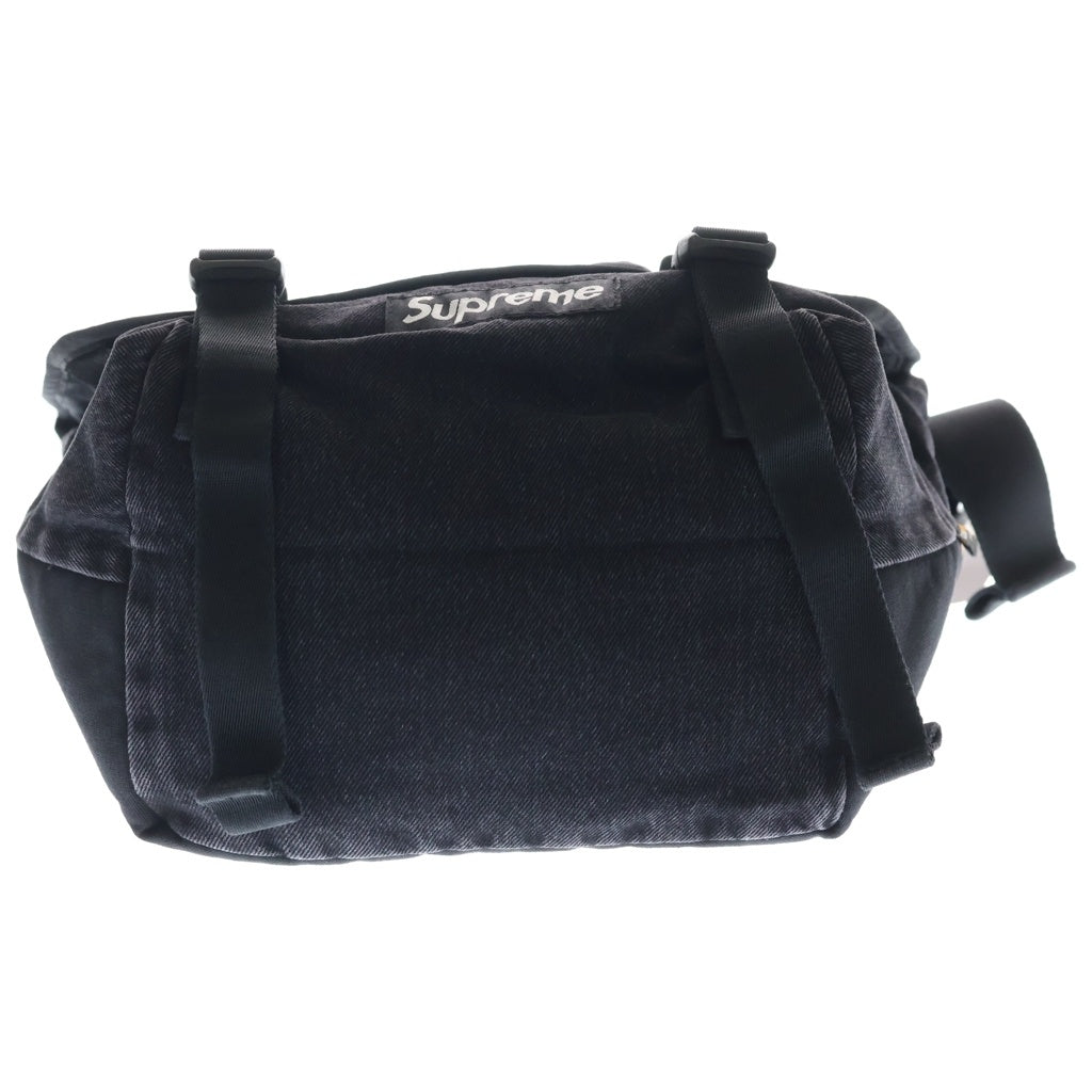 SUPREME(シュプリーム) 25AW Denim Messenger Bag デニムメッセンジャーバッグ ブラック レディース