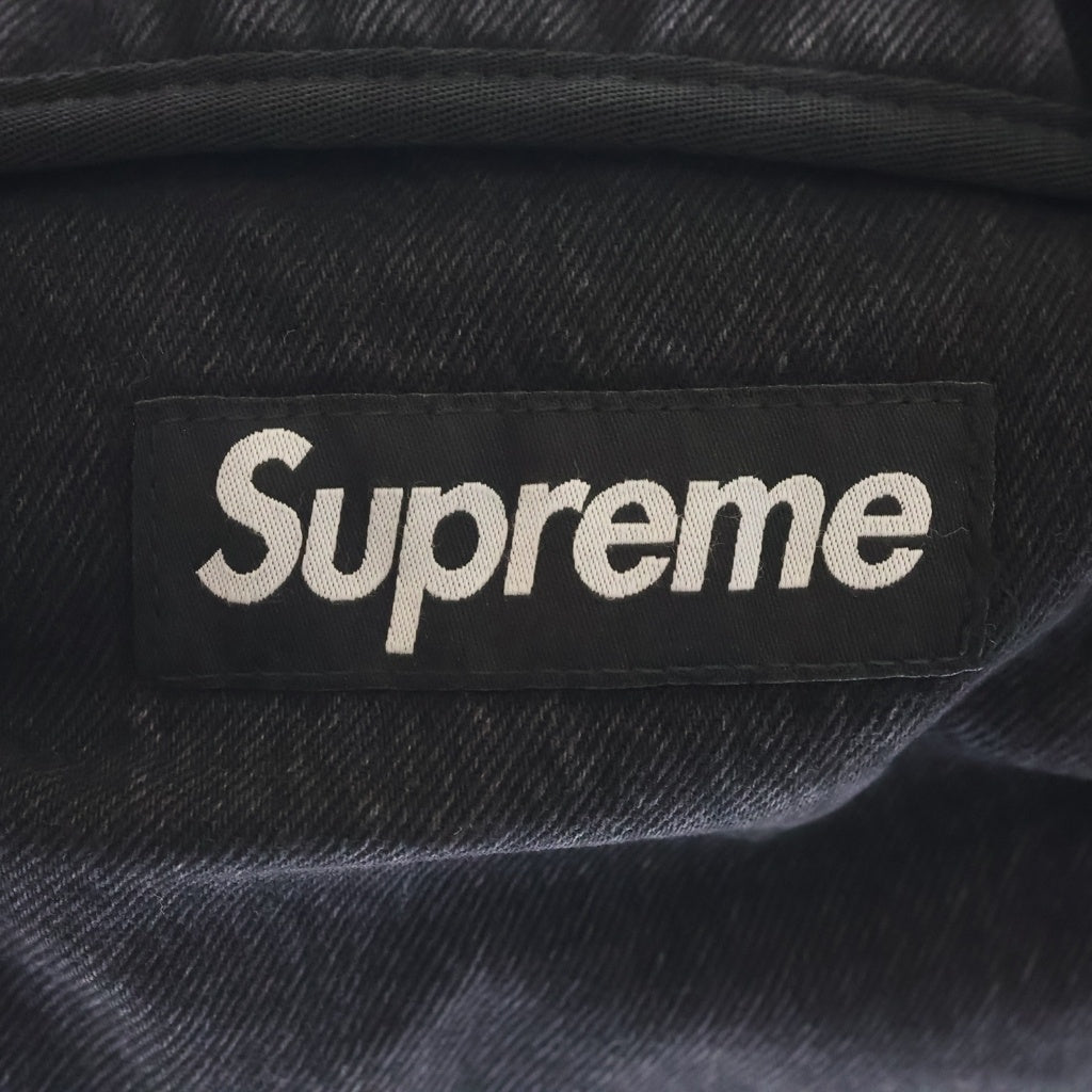 SUPREME(シュプリーム) 25AW Denim Messenger Bag デニムメッセンジャーバッグ ブラック レディース