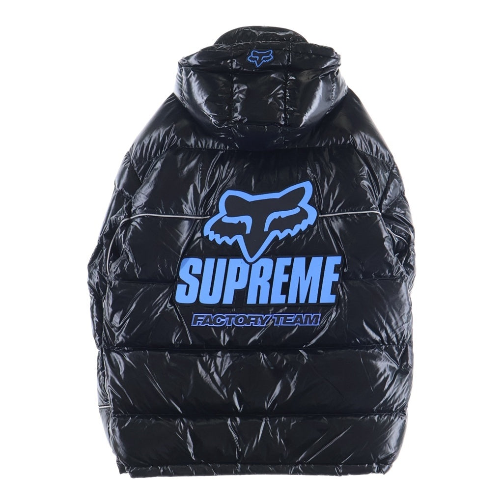 SUPREME(シュプリーム) 25AW ×Fox Racing Shiny Down Puffer Jacket フォックスレーシング シャイニーダウンパファージャケット ブラック
