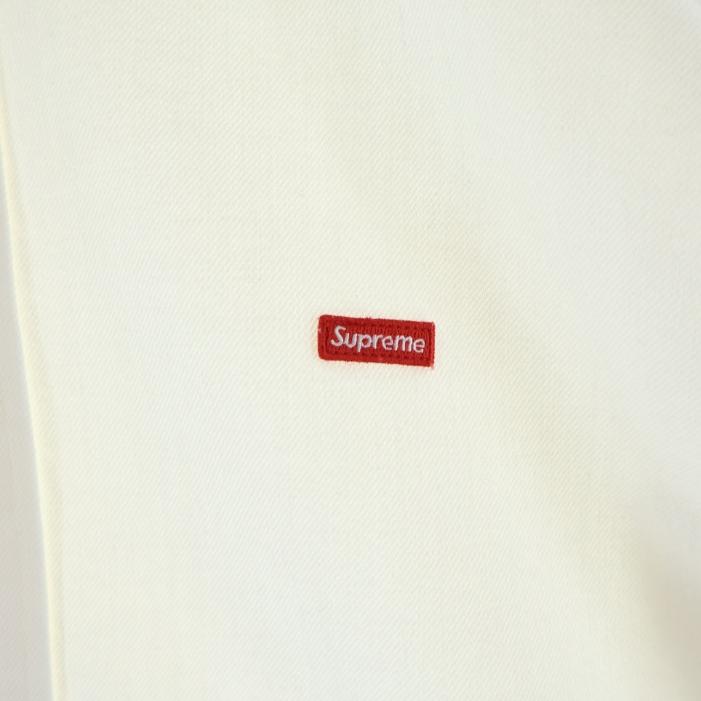 SUPREME(シュプリーム) 25AW Small Box Denim Shirt スモール ボックスロゴ デニム 長袖シャツ ホワイト