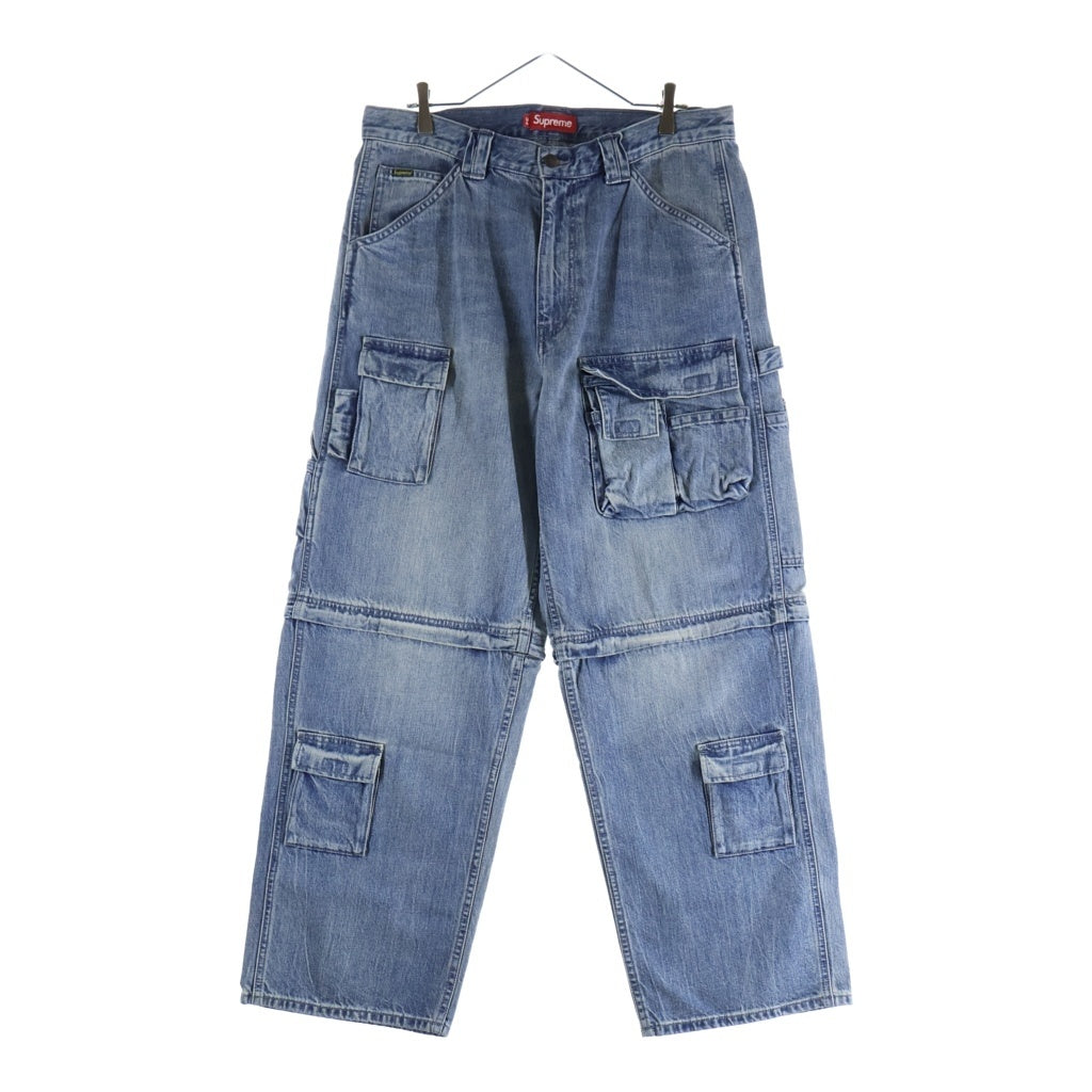 SUPREME(シュプリーム) 25AW Zip-Off Utility Pant Denim ジップ オフ ユーティリティ デニムパンツ インディゴ