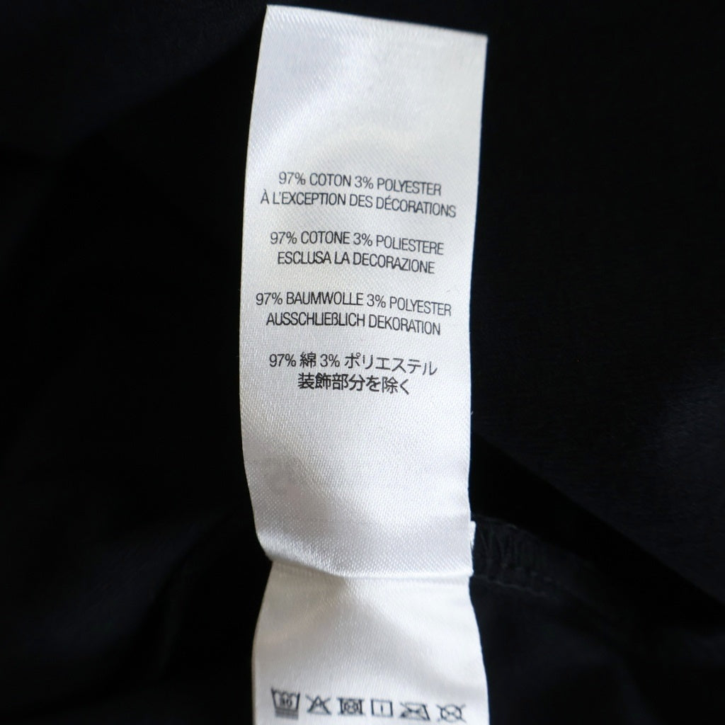 SUPREME(シュプリーム) 25AW Intarsia Sleeve L/S Top インターシャスリーブ 長袖Tシャツカットソー ブラック