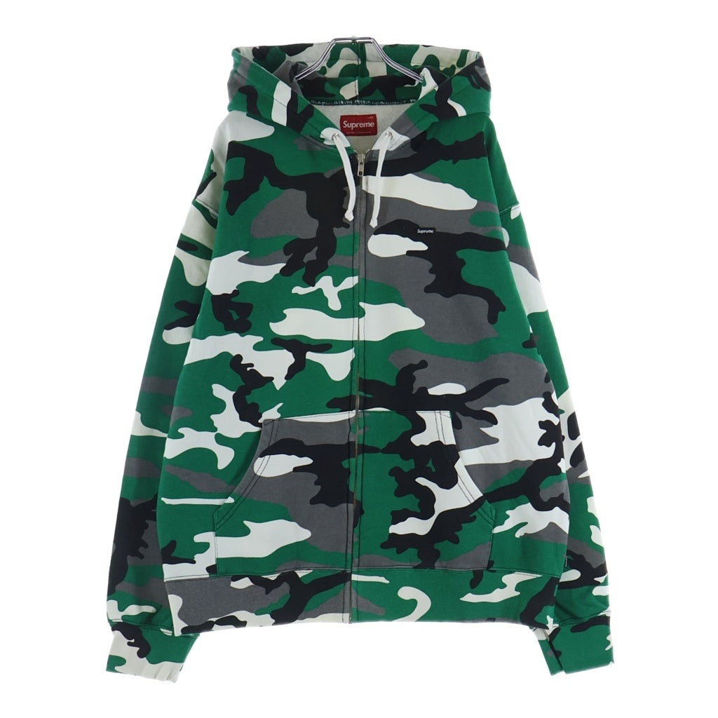 SUPREME(シュプリーム) 25AW Small Box Logo Hooded Sweatshirt スモールボックスロゴ フーデッドスウェットシャツ プルオーバーパーカー グリーンカモ
