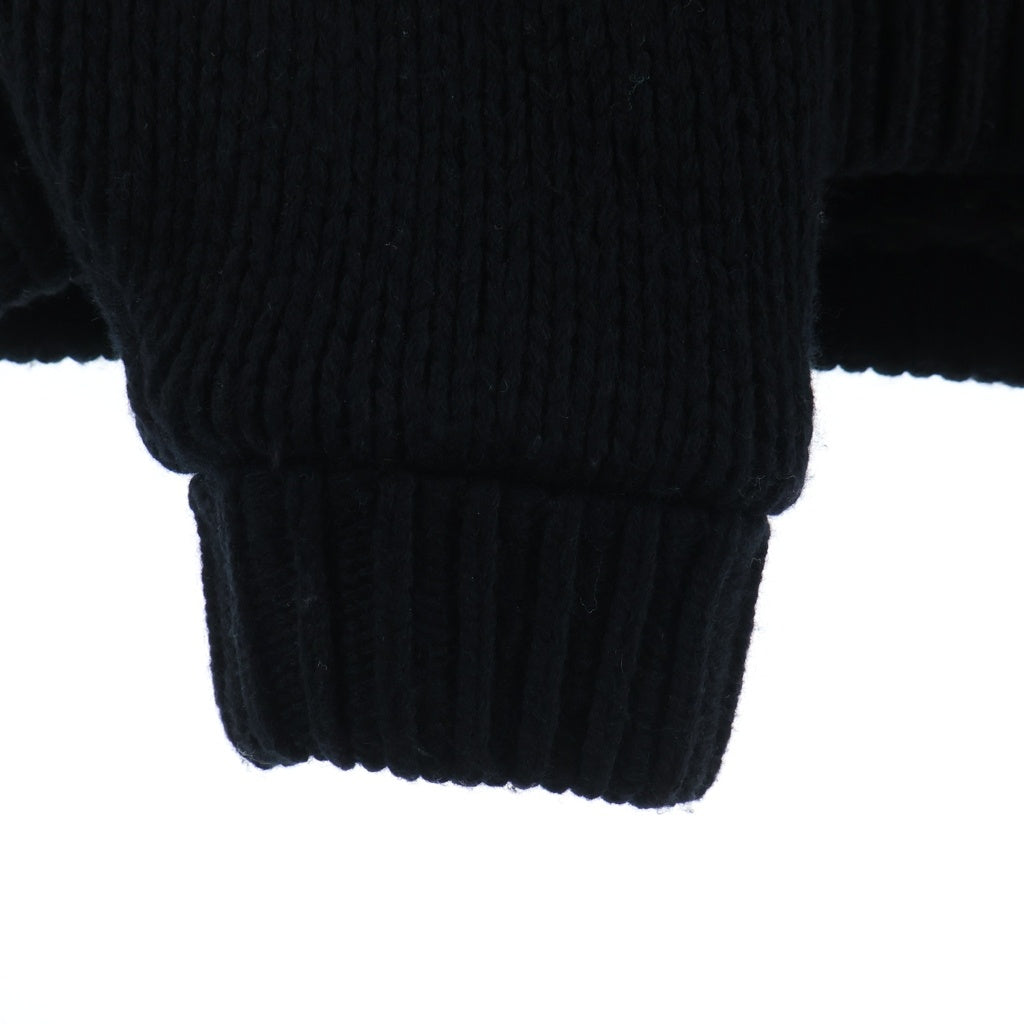 SUPREME(シュプリーム) 25AW Faux Shearling Lined Zip Up Hooded Sweater フェイクシアリングラインド ジップアップフーディーセーター ブラック