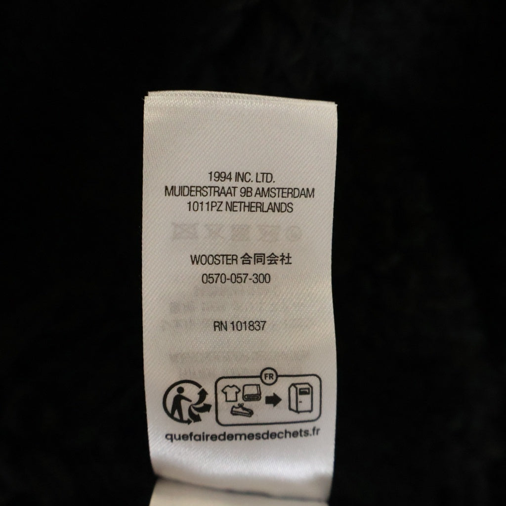 SUPREME(シュプリーム) 25AW Faux Shearling Lined Zip Up Hooded Sweater フェイクシアリングラインド ジップアップフーディーセーター ブラック