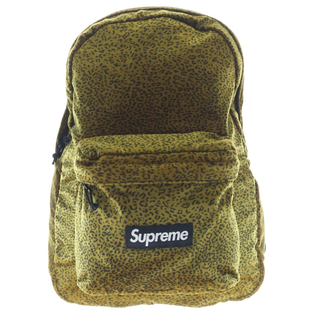 SUPREME(シュプリーム) 25AW Velvet Backpack Tan Leopard レオパード ベルベット バックパック リュックサック ブラウン