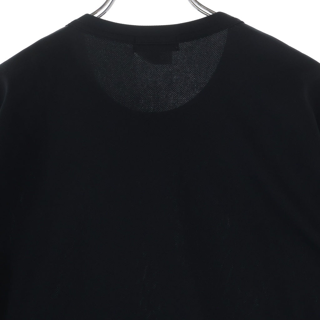 COMME des GARCONS HOMME PLUS(コムデギャルソンオムプリュス) 23AW グラフィックデザイン クルーネック 半袖Tシャツ カットソー ブラック PT-T016