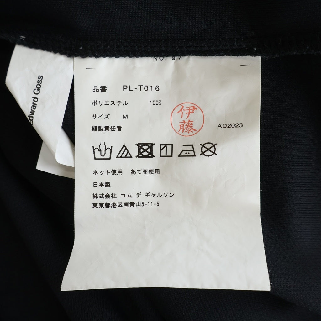 COMME des GARCONS HOMME PLUS(コムデギャルソンオムプリュス) 23AW グラフィックデザイン クルーネック 半袖Tシャツ カットソー ブラック PT-T016