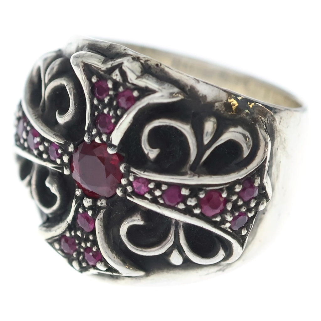 CHROME HEARTS(クロムハーツ) KEEPER RING A/RUB キーパーリング アフタールビー シルバー
