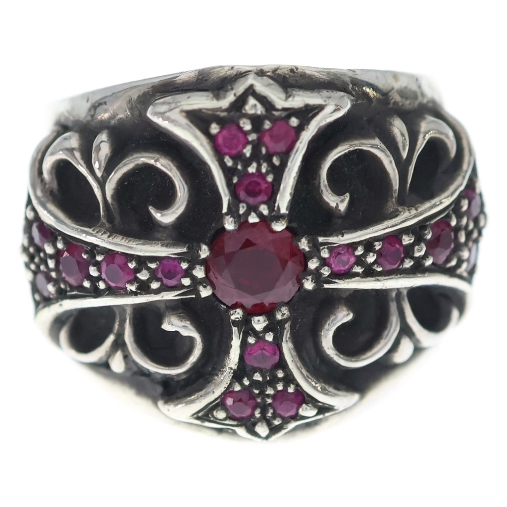 CHROME HEARTS(クロムハーツ) KEEPER RING A/RUB キーパーリング アフタールビー シルバー