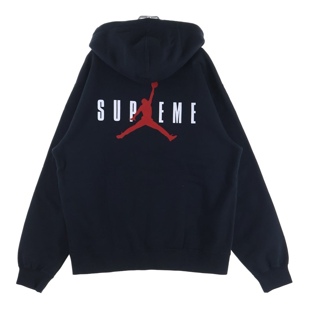 SUPREME(シュプリーム) 24AW ×NIKE Jordan Hooded Sweatshirt HF0836-010 ジョーダン フーデッドプルオーバーフーディーパーカー ブラック