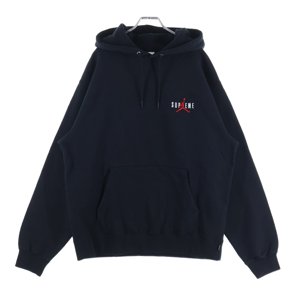 SUPREME(シュプリーム) 24AW ×NIKE Jordan Hooded Sweatshirt HF0836-010 ジョーダン フーデッドプルオーバーフーディーパーカー ブラック