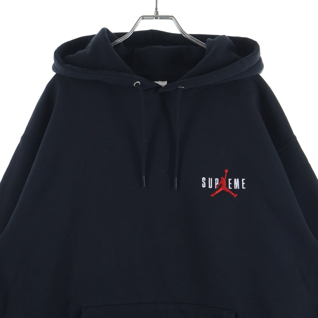 SUPREME(シュプリーム) 24AW ×NIKE Jordan Hooded Sweatshirt HF0836-010 ジョーダン フーデッドプルオーバーフーディーパーカー ブラック