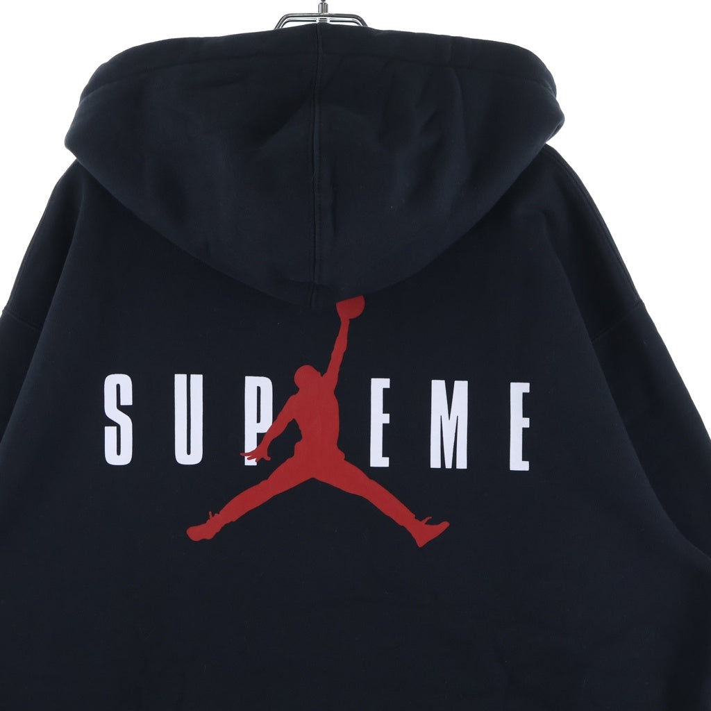 SUPREME(シュプリーム) 24AW ×NIKE Jordan Hooded Sweatshirt HF0836-010 ジョーダン フーデッドプルオーバーフーディーパーカー ブラック