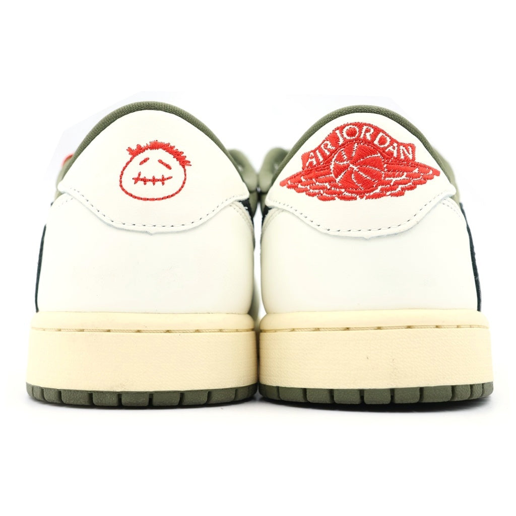 NIKE(ナイキ) ×TRAVIS SCOTT AIR JORDAN 1 LOW OG SP REVERSE OLIVE DM7866-200 トラヴィススコット エアジョーダン 1リバースオリーブ ローカットスニーカー US9/27.5cm