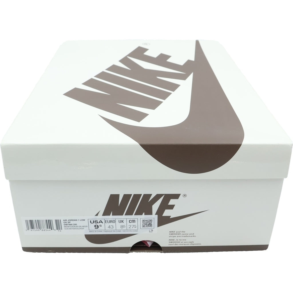 NIKE(ナイキ) ×TRAVIS SCOTT AIR JORDAN 1 LOW OG SP REVERSE OLIVE DM7866-200 トラヴィススコット エアジョーダン 1リバースオリーブ ローカットスニーカー US9/27.5cm
