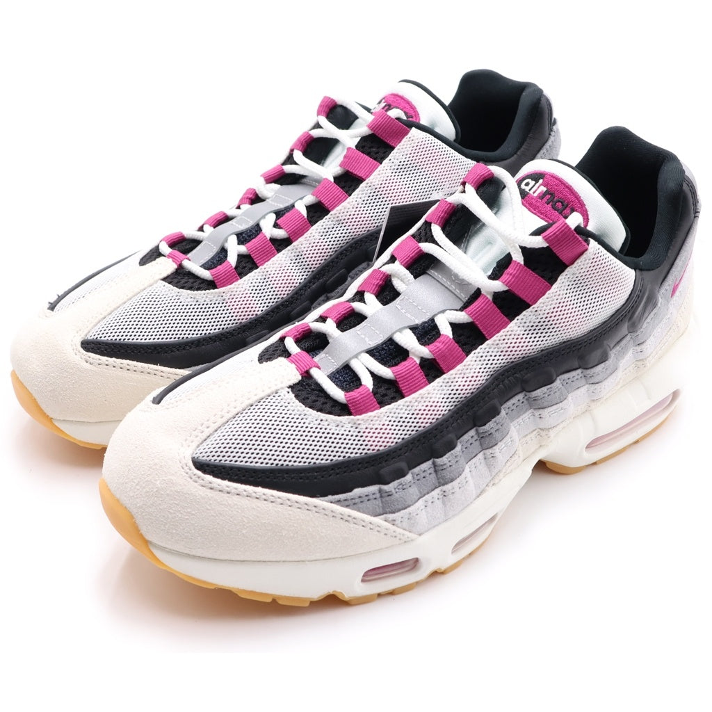 NIKE SB(ナイキエスビー) AIR MAX 95 SUMMIT WHITE CACTUS FLOWER HF7545-100 エアマックス95 サミットホワイト カクタスフラワー ローカットスニーカー ホワイト/パープル US9.5/27.5cm