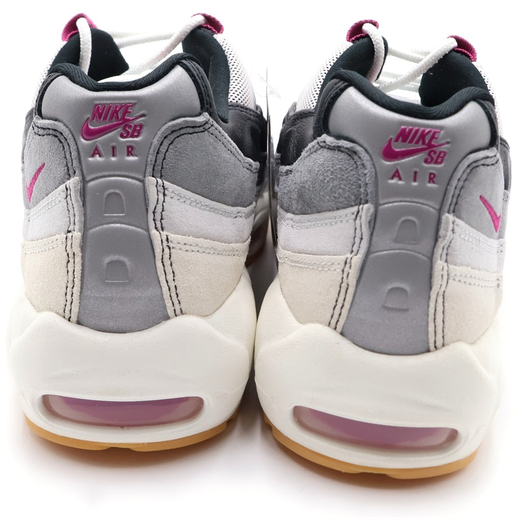NIKE SB(ナイキエスビー) AIR MAX 95 SUMMIT WHITE CACTUS FLOWER HF7545-100 エアマックス95 サミットホワイト カクタスフラワー ローカットスニーカー ホワイト/パープル US9.5/27.5cm