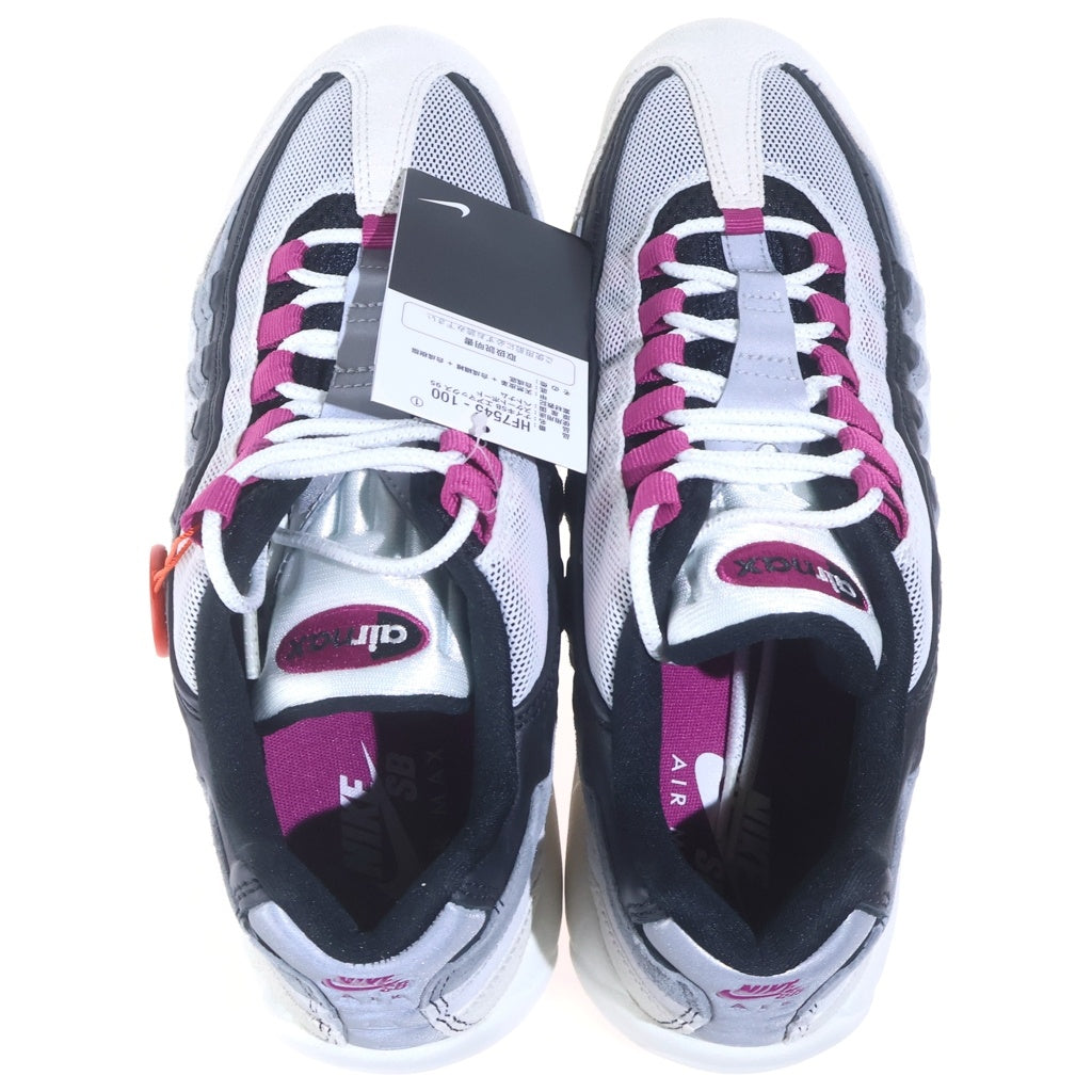 NIKE SB(ナイキエスビー) AIR MAX 95 SUMMIT WHITE CACTUS FLOWER エアマックス95 サミットホワイト カクタスフラワー ローカットスニーカー US9.5/27.5cm HF7545-100