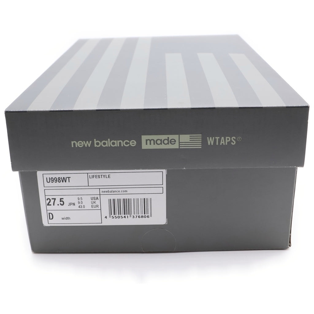 New Balance(ニューバランス) ×WTAPS U998WT ダブルタップス スエード ローカットスニーカー グレー US9.5/27.5cm