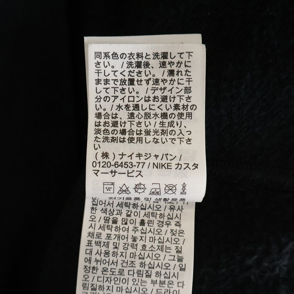 NIKE(ナイキ) ×OFF-WHITE FLC HOODIE オフホワイト フリース フーディ スウェットプルオーバーパーカー ネイビー DN1760-010