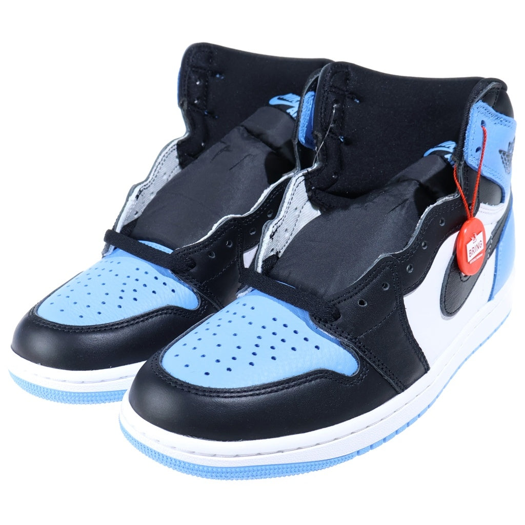 NIKE(ナイキ) AIR JORDAN 1 RETRO OG UNIVERSITY BLUE/UNC TOE DZ5485-400 エアジョーダン1 レトロ ハイカットスニーカー ブルー/ホワイト US9/27cm