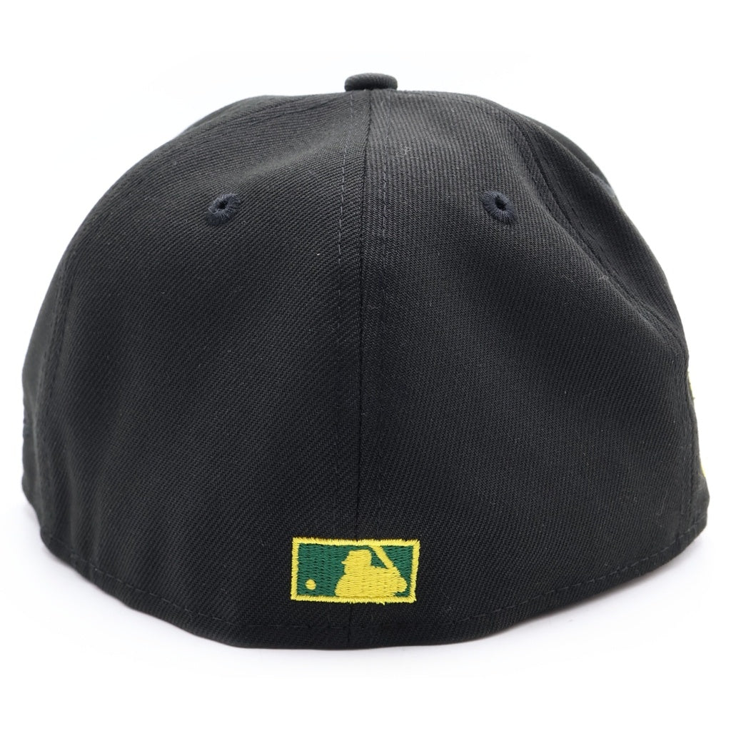 NEW ERA(ニューエラ) 59FIFTY Seattle Mariners シアトルマリナーズ ベースボールキャップ 帽子 ブラック/イエロー