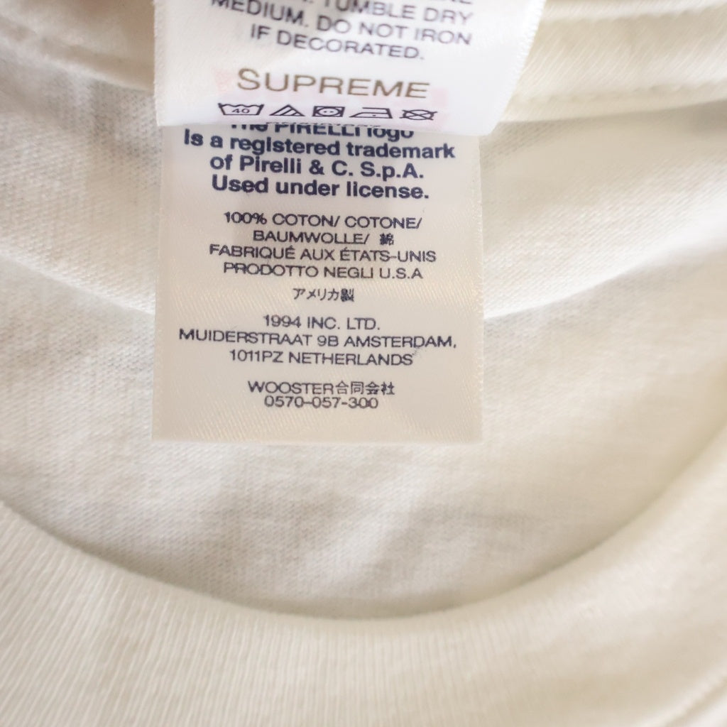 SUPREME(シュプリーム) 24SS Ducati Logos Tee ドゥカティ ロゴプリントクルーネック半袖Tシャツカットソー ホワイト