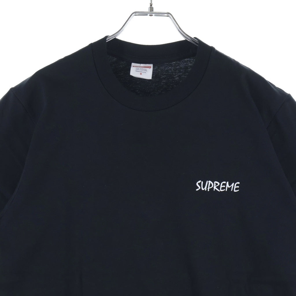 SUPREME(シュプリーム) 24SS Black Cat Tee ブラック キャット クルーネック 半袖Tシャツ カットソー ブラック
