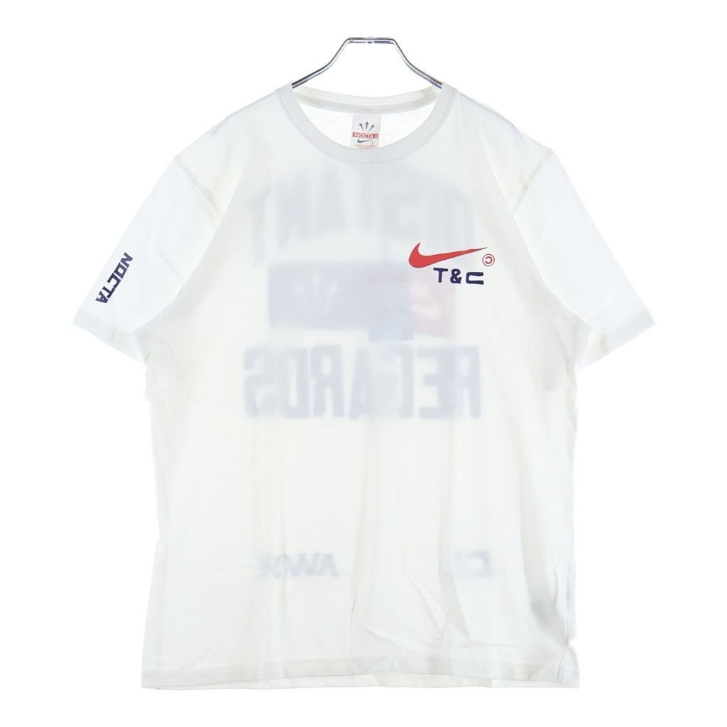 NIKE(ナイキ) ×NOCTA NRG LU SS CPFM TEE ノクタ ロゴプリントクルーネック半袖Tシャツカットソー ホワイト DR2630-100