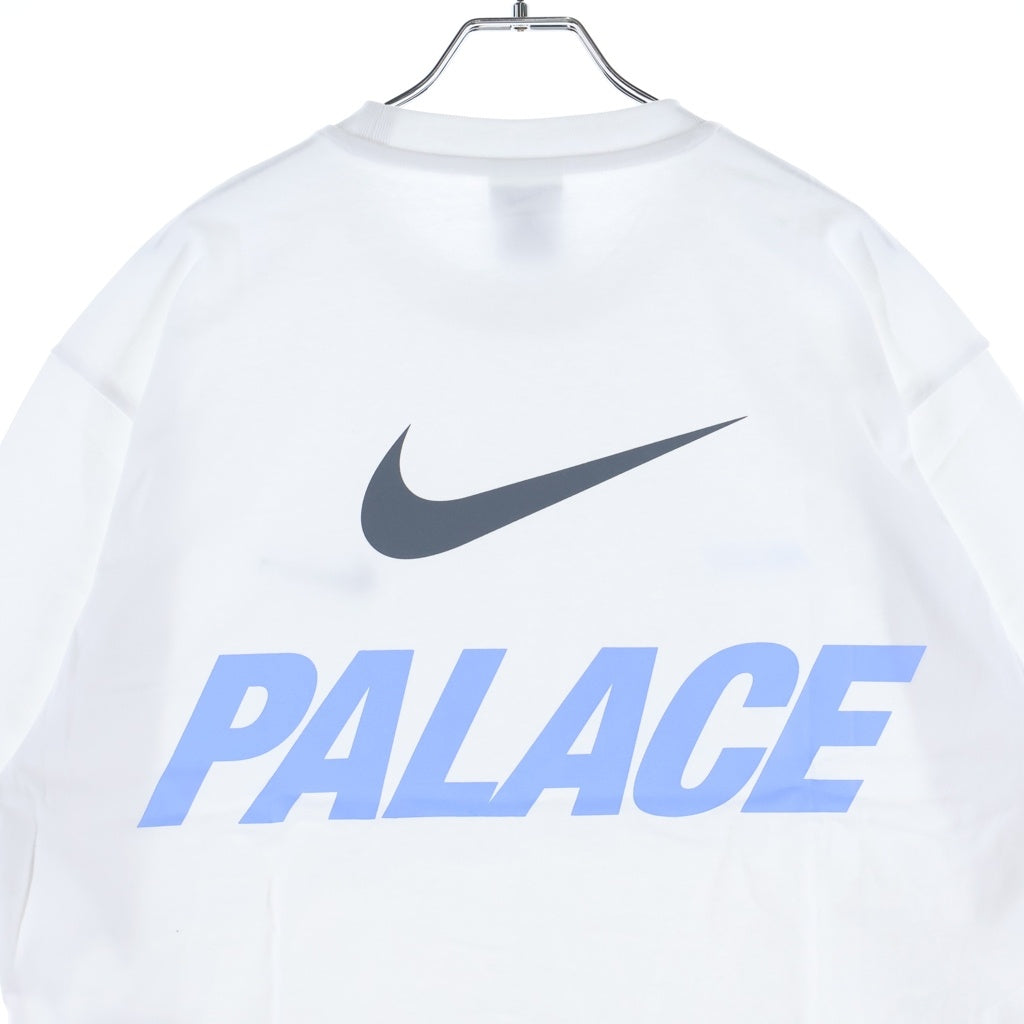 Palace Skateboards(パレススケートボーズ) ×NIKE Font Swoosh T-Shirt ナイキ フロント スウォッシュ 半袖Tシャツカットソー ホワイト P28NTS002